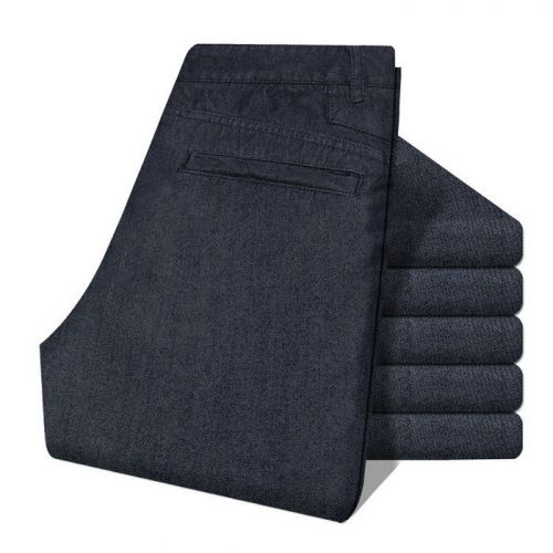 Jeans coupe droite en coton pour automne - Ref 1470856
