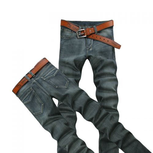 Jeans pour adolescent pieds Slim en coton - Ref 1470880