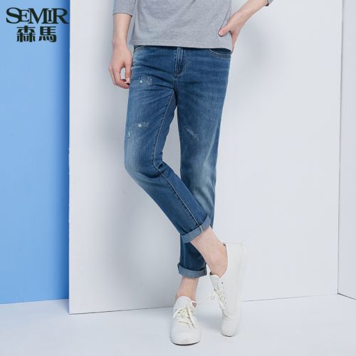 Jeans pour adolescent SEMIR en coton printemps - Ref 1472778