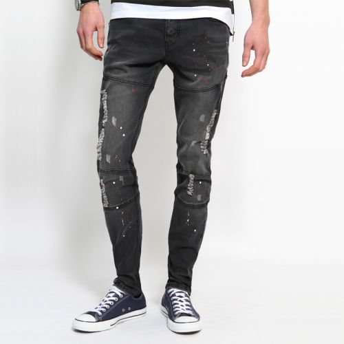 Jeans pour adolescent pieds Slim JACK SOUTH en coton automne - Ref 1472903