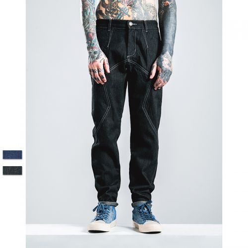 Jeans pour jeunesse pieds Slim en coton été - Ref 1473532