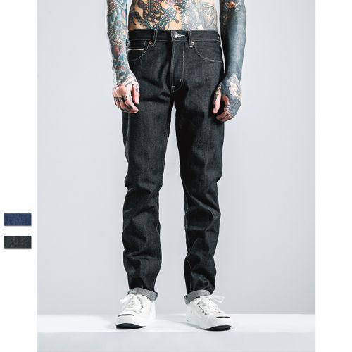 Jeans pour jeunesse coupe droite en coton été - Ref 1473534