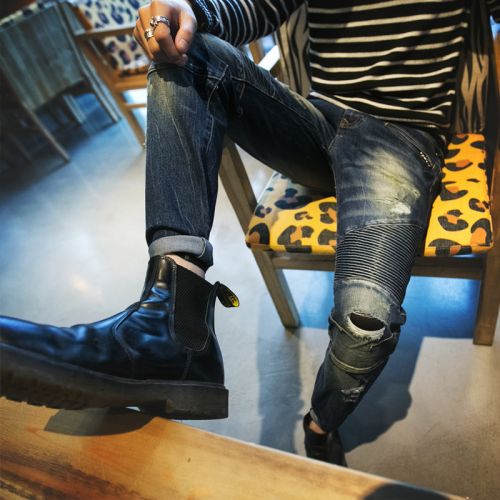 Jeans pour adolescent Sarouel en coton Quatre saisons - Ref 1473647