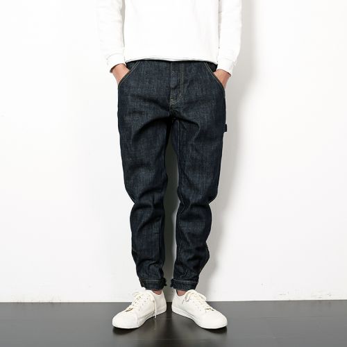 Jeans pour jeunesse pieds Slim en coton Quatre saisons - Ref 1473810