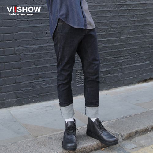 Jeans pour jeunesse coupe droite VIISHOW en coton automne - Ref 1473957