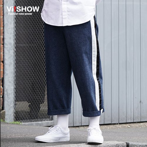 Jeans pour jeunesse coupe droite VIISHOW coton automne - Ref 1473959