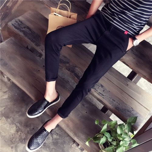 Jeans pour adolescent pieds Slim en coton automne - Ref 1474172