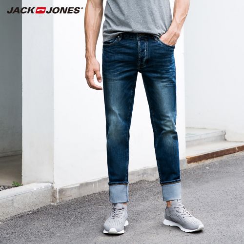 Jeans pour jeunesse pieds Slim JACK JONES en coton Quatre saisons - Ref 1474201
