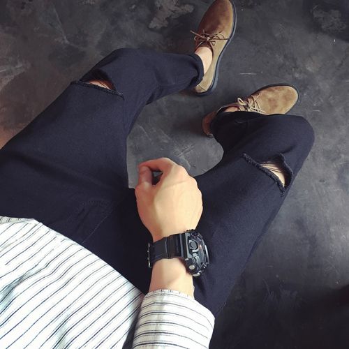 Jeans pour adolescent pieds Slim automne - Ref 1474604