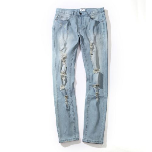 Jeans pour adolescent pieds Slim en coton Quatre saisons - Ref 1475018