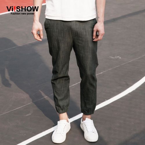 Jeans pour jeunesse coupe droite VIISHOW en coton printemps - Ref 1475241