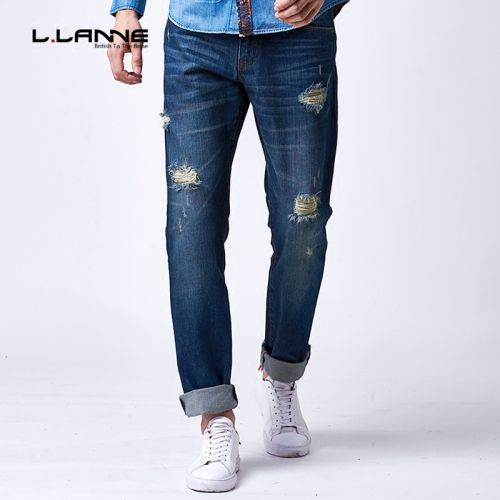 Jeans pour jeunesse coupe droite LLANNE en coton Quatre saisons - Ref 1475329