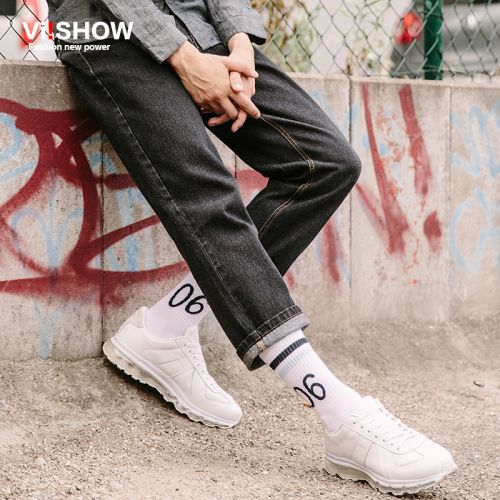 Jeans pour jeunesse coupe droite VIISHOW en coton automne - Ref 1475332