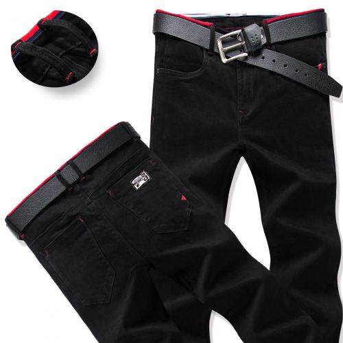 Jeans pour adolescent pieds Slim FOOCSCARF en coton printemps - Ref 1475652