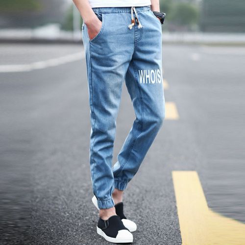 Jeans pour grands chantiers pieds Slim PXVQ de coton, des fibres polyester à été - Ref 1477884