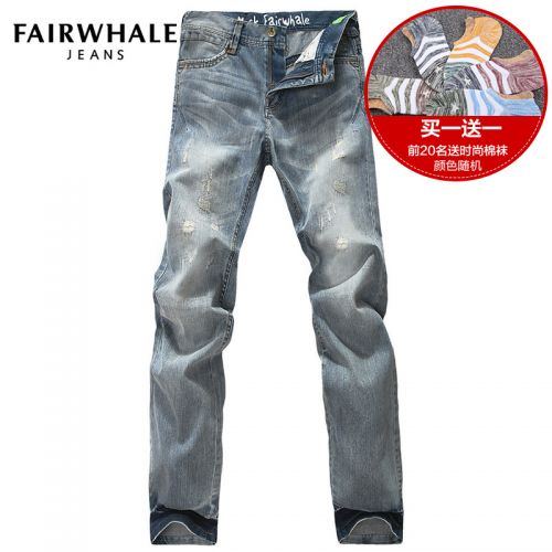 Jeans pour jeunesse pieds Slim MARK FAIRWHALE en coton printemps - Ref 1477907