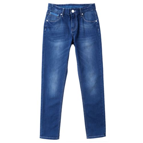 Jeans pour jeunesse JEANSWEST Coton, de fibres polyester viscose rayonne polyuréthane élastique fibre spandex printemps - Ref 1478603