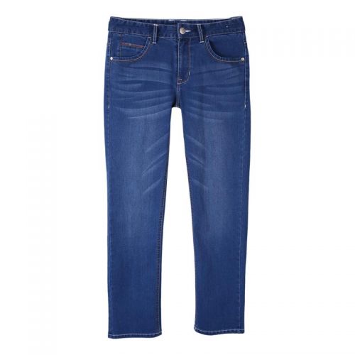 Jeans pour jeunesse JEANSWEST Coton fibre de polyester viscose polyuréthane élastique spandex automne - Ref 1478624