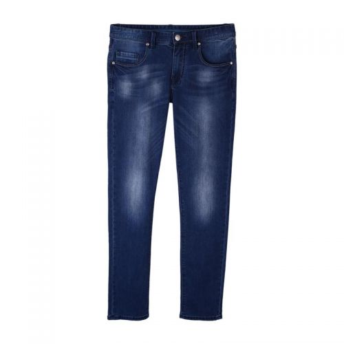 Jeans pour jeunesse pieds Slim JEANSWEST Coton fibre de polyester viscose polyuréthane élastique spandex automne - Ref 1478625