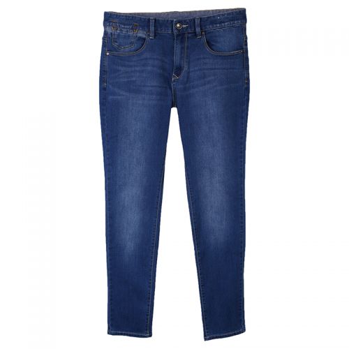 Jeans pour jeunesse JEANSWEST Coton, de fibres polyester cellulose régénérée polyuréthane élastique fibre spandex automne - Ref 1478629
