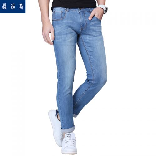 Jeans pour jeunesse JEANSWEST Coton, viscose rayonne polyuréthane élastique fibre spandex été - Ref 1478639