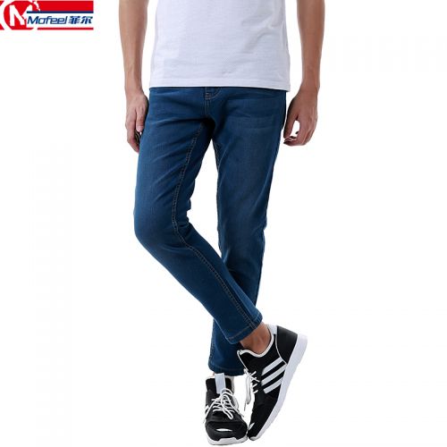 Jeans pour jeunesse pieds Slim MOFEEL en coton printemps - Ref 1478703