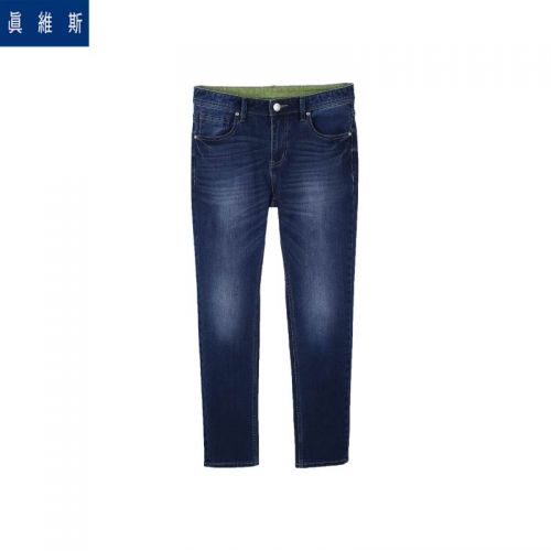 Jeans pour jeunesse JEANSWEST Coton polyester polyuréthane élastique fibre spandex automne - Ref 1478712