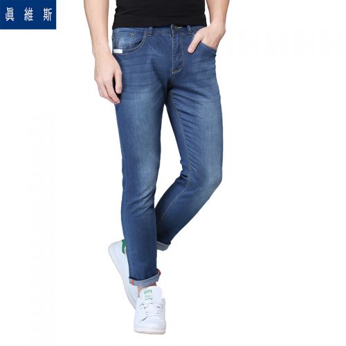 Jeans pour jeunesse JEANSWEST Coton polyester polyuréthane élastique fibre spandex été - Ref 1478716