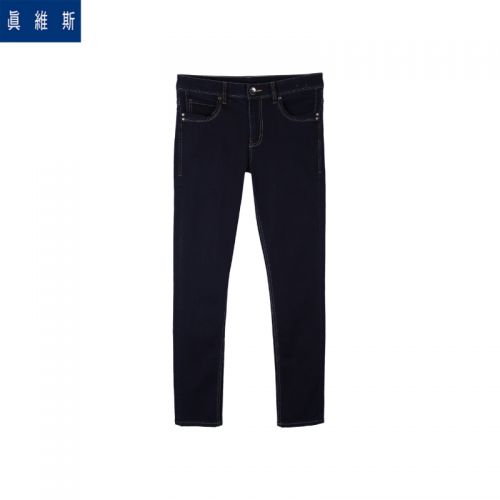 Jeans pour jeunesse JEANSWEST Coton polyester polyuréthane élastique fibre spandex automne - Ref 1478802
