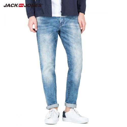 Jeans pour jeunesse pieds Slim JACK JONES en coton automne - Ref 1479271
