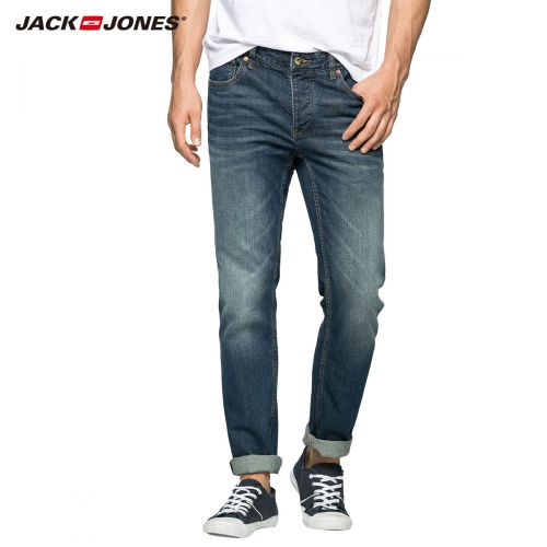 Jeans pour jeunesse pieds Slim JACK JONES en coton été - Ref 1479277
