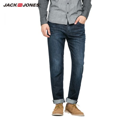 Jeans pour jeunesse pieds Slim JACK JONES en coton hiver - Ref 1479321