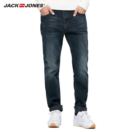 Jeans pour jeunesse pieds Slim JACK JONES en coton hiver - Ref 1479348