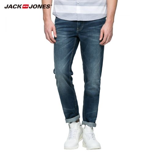 Jeans pour jeunesse pieds Slim JACK JONES Coton fibre polyester printemps - Ref 1479351