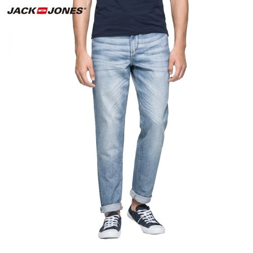 Jeans pour jeunesse pieds Slim JACK JONES en coton automne - Ref 1479407