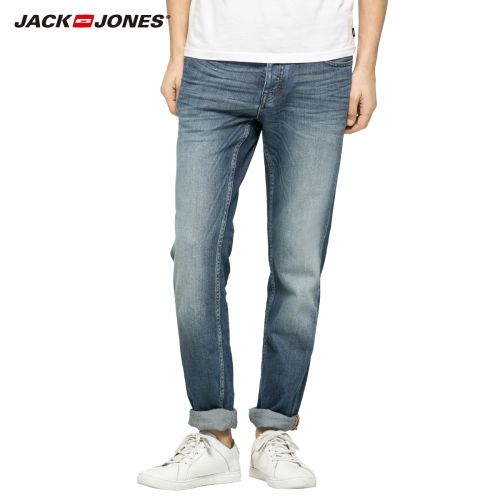 Jeans pour jeunesse pieds Slim JACK JONES en coton printemps - Ref 1479470