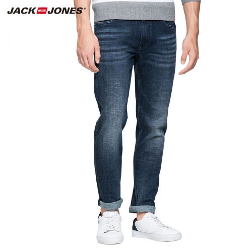 Jeans pour jeunesse pieds Slim JACK JONES en coton automne - Ref 1479478