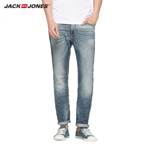 Jeans pour jeunesse pieds Slim JACK JONES en coton été - Ref 1479612