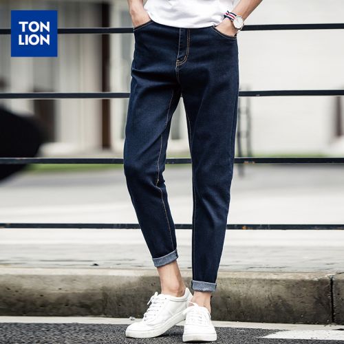 Jeans pour jeunesse pieds Slim TONLION en CVC printemps - Ref 1479787