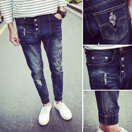 Jeans pour grands chantiers pieds Slim en Résine de fibres coton automne - Ref 1479799