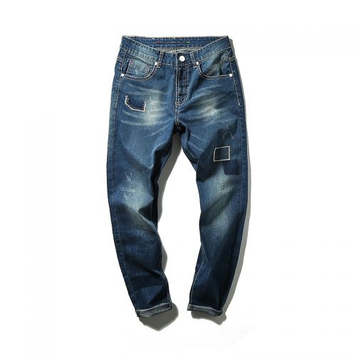 Jeans pour grands chantiers pieds Slim en coton automne - Ref 1479819