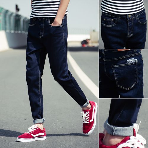 Jeans pour grands chantiers pieds Slim en coton été - Ref 1479839