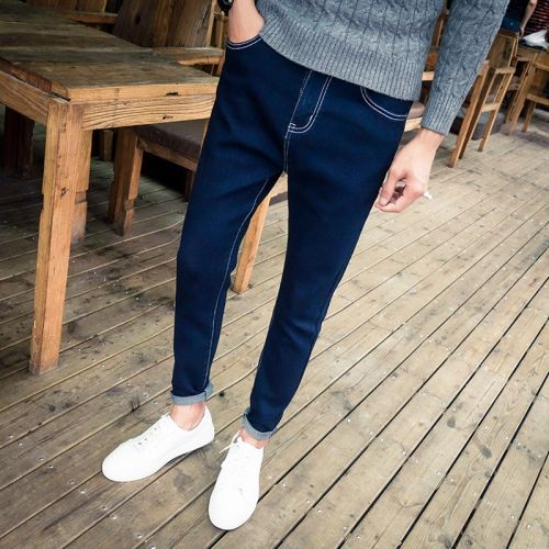 Jeans pour grands chantiers pieds Slim en coton automne - Ref 1479862