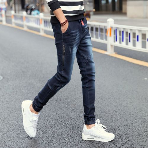 Jeans pour grands chantiers pieds Slim en coton automne - Ref 1479906