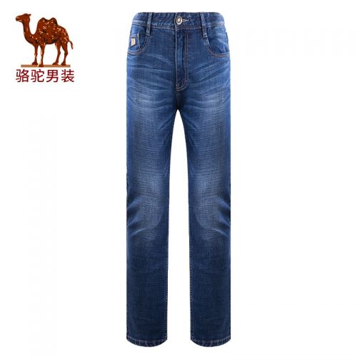 Jeans pour jeunesse coupe droite CAMEL Coton, de fibres lyocell polyuréthane élastique fibre spandex - Ref 1480026