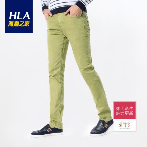 Jeans pour jeunesse pieds Slim HEILAN HOME en coton printemps - Ref 1480128