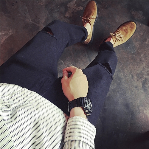 Jeans pour adolescent pieds Slim automne - Ref 1480636