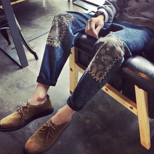 Jeans pour adolescent Sarouel en coton Quatre saisons - Ref 1480640