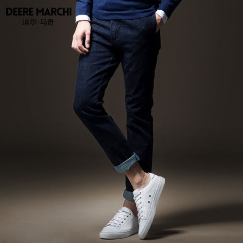 Jeans pour jeunesse pieds Slim DEERE MARCHI en coton printemps - Ref 1481003