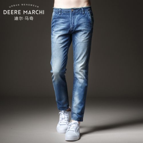 Jeans pour jeunesse pieds Slim DEERE MARCHI en coton printemps - Ref 1481013